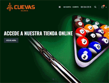 Tablet Screenshot of billarescuevas.com